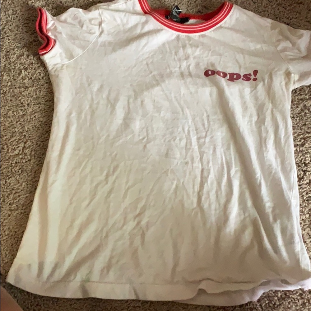 Oops graphic shirt